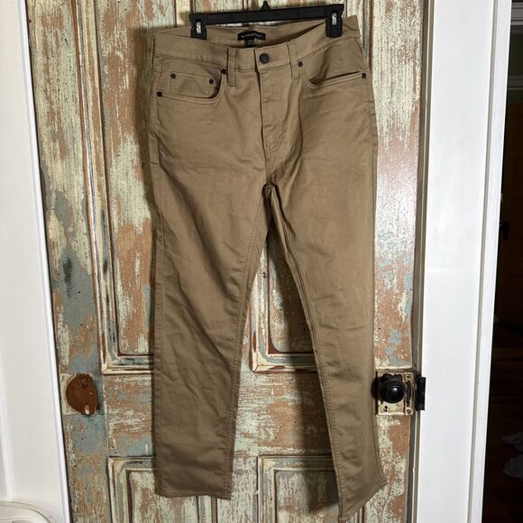 Banana Republic 32x30 Pants Khaki Tan Whiskey Men Straight Leg - Picture 1 of 8